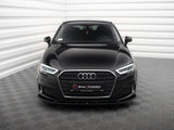 Front Splitter V.1 compatible with Audi A3 Sportback 8V Facelift