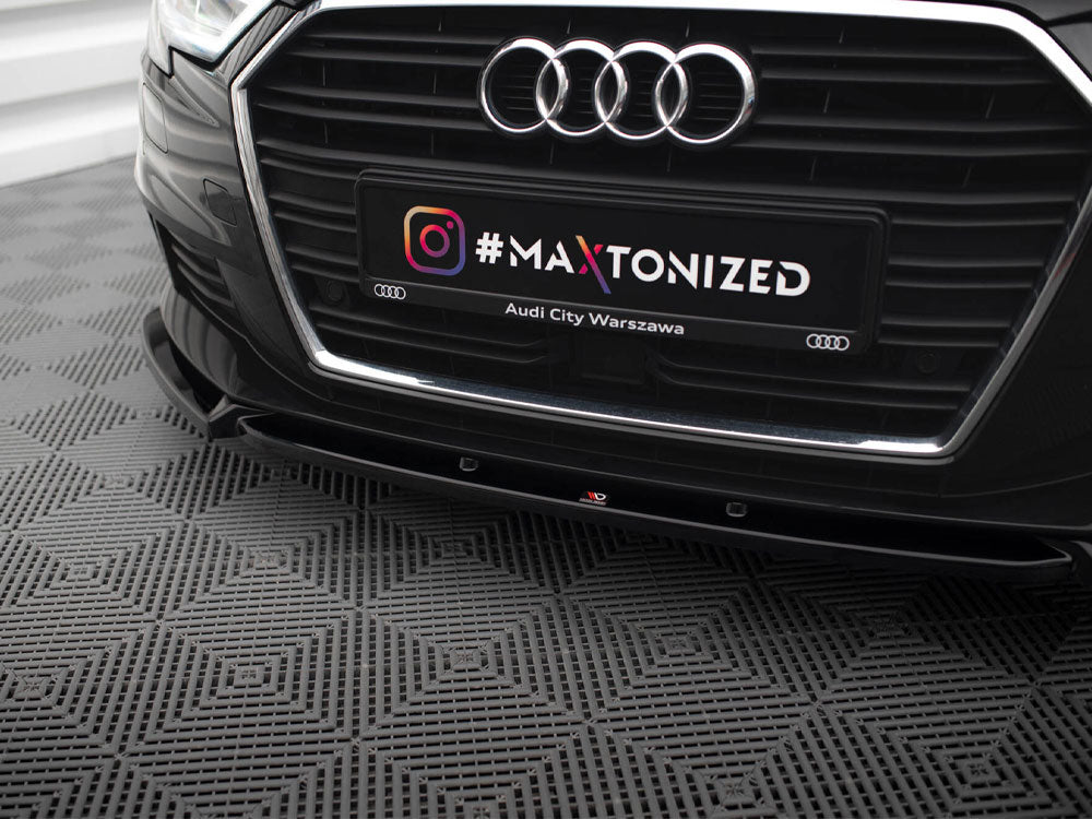 Front Splitter V.1 compatible with Audi A3 Sportback 8V Facelift