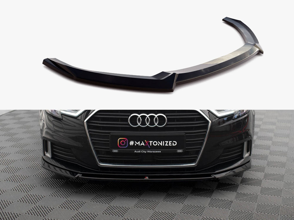Front Splitter V.2 compatible with Audi A3 Sportback 8V Facelift