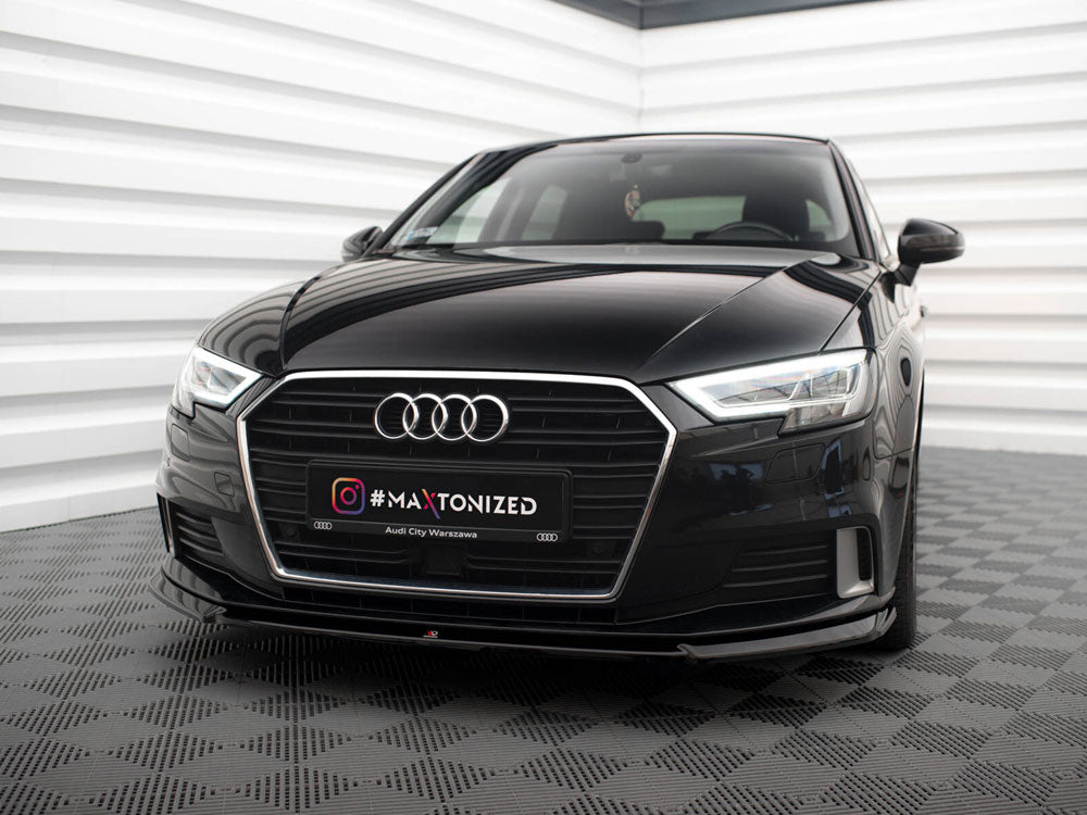 Front Splitter V.2 compatible with Audi A3 Sportback 8V Facelift