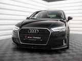 Front Splitter V.2 compatible with Audi A3 Sportback 8V Facelift