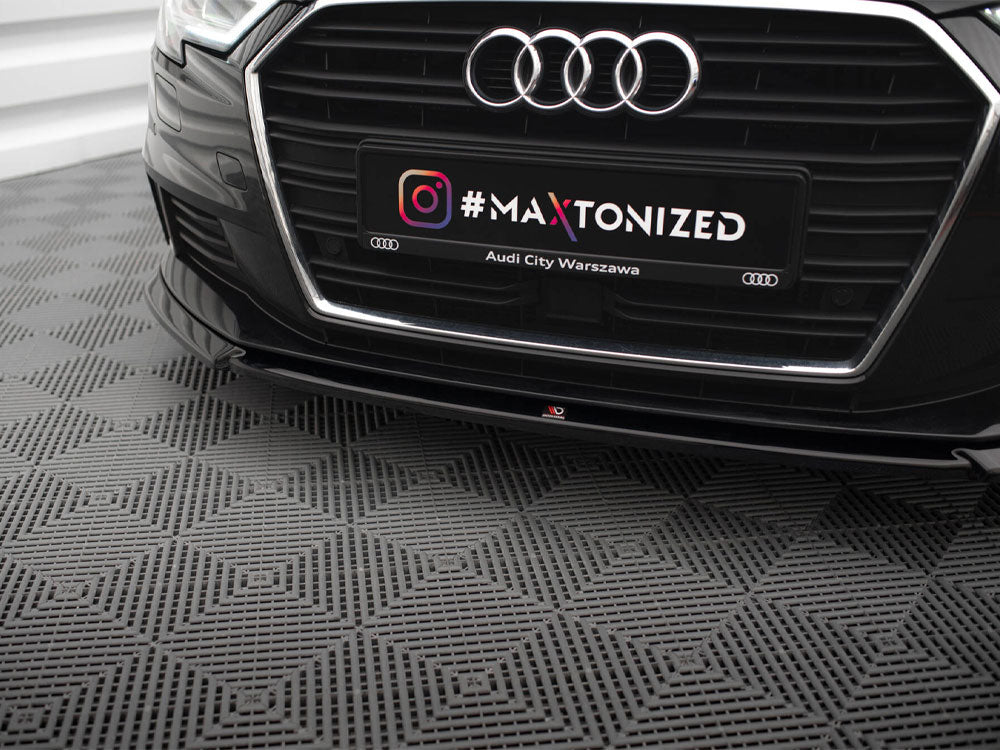 Front Splitter V.2 compatible with Audi A3 Sportback 8V Facelift
