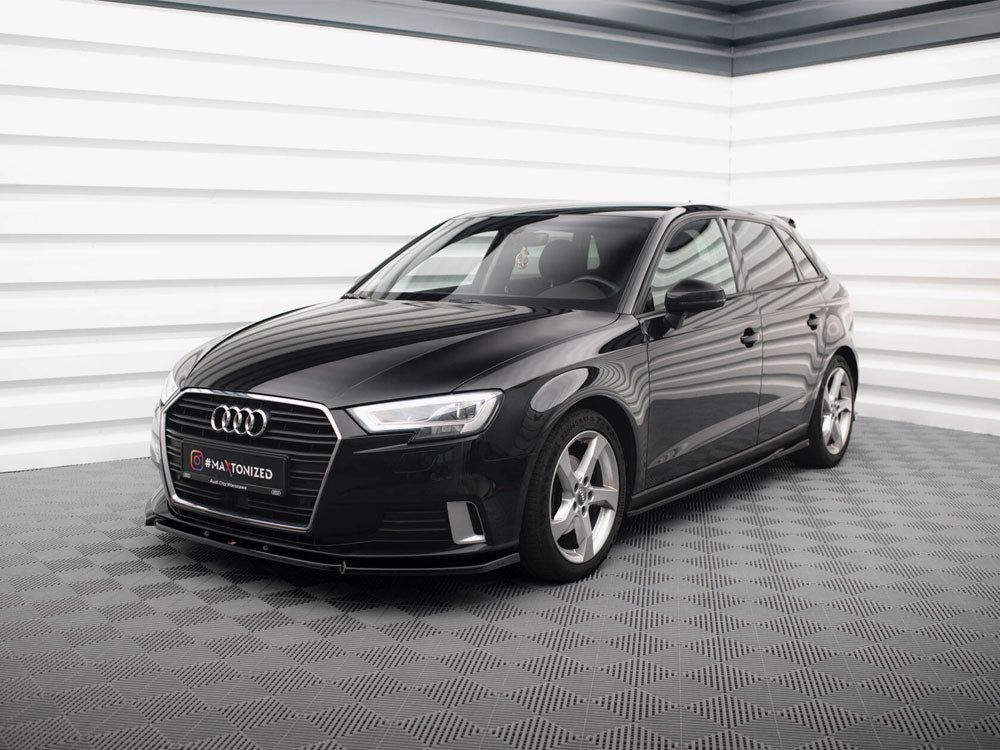 Side Skirts Diffusers compatible with Audi A3 Sportback 8V Facelift