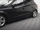 Side Skirts Diffusers compatible with Audi A3 Sportback 8V Facelift