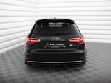 Rear Side Splitters compatible with Audi A3 Sportback 8V Facelift
