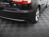 Rear Side Splitters compatible with Audi A3 Sportback 8V Facelift