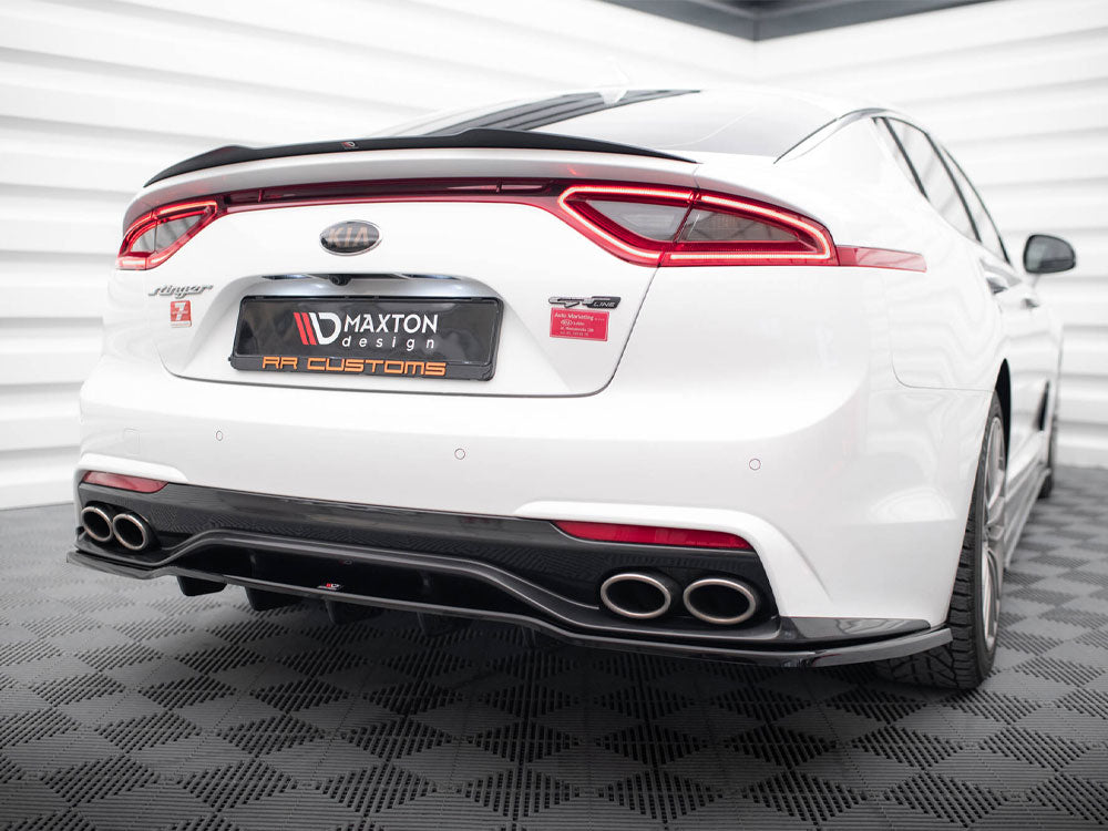 Rear Splitter (Vertical Bars) compatible with Kia Stinger Mk1