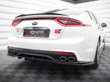 Rear Splitter (Vertical Bars) compatible with Kia Stinger Mk1