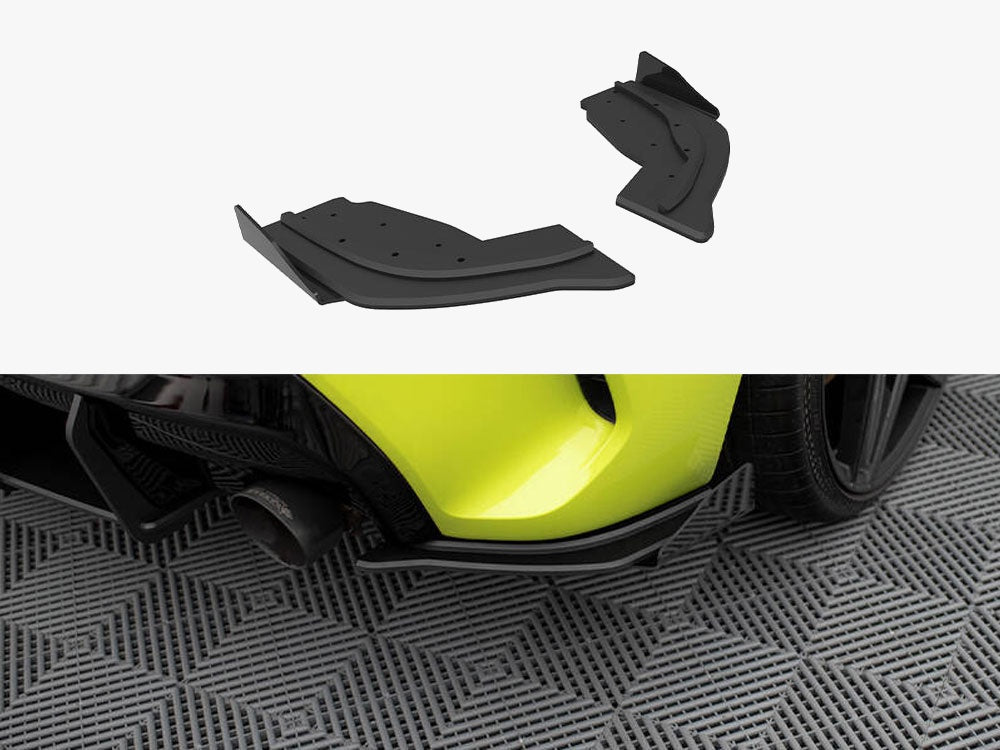 Street Pro Rear Side Splitters V.1 + Flaps V.1 compatible with BMW 1 F40 M-Pack / M135i