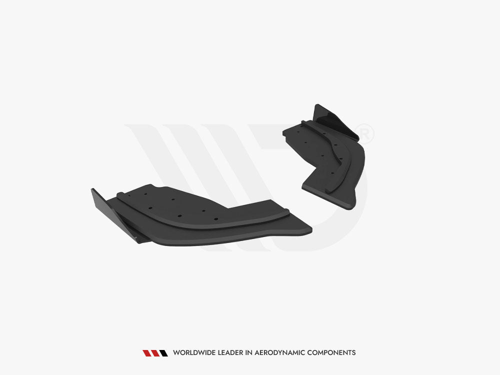 Street Pro Rear Side Splitters V.1 + Flaps V.1 compatible with BMW 1 F40 M-Pack / M135i