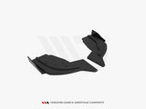 Street Pro Rear Side Splitters V.2 + Flaps V.2 compatible with BMW 1 F40 M-Pack / M135i