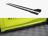 Street PRO Side Skirts Diffusers + Flaps compatible with BMW 1 F40 M-Pack / M135i