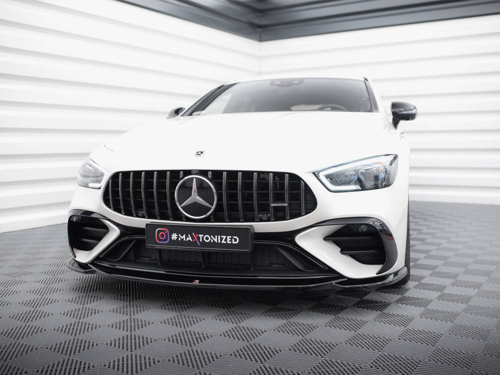 Front Splitter V.1 compatible with Mercedes-AMG GT 43 4 Door Coupe V8 Styling Package