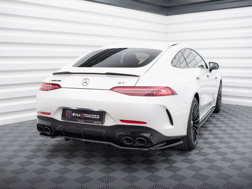 Rear Splitter (Vertical Bars) compatible with Mercedes-AMG GT 43 4 Door Coupe V8 Styling Package