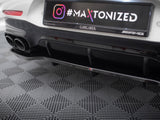 Rear Splitter (Vertical Bars) compatible with Mercedes-AMG GT 43 4 Door Coupe V8 Styling Package
