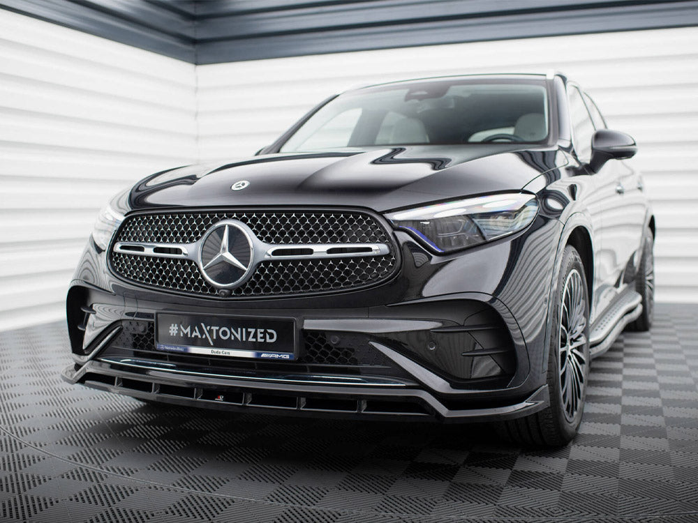 Front Splitter compatible with Mercedes-Benz GLC SUV / Coupe AMG Line X254 / C254
