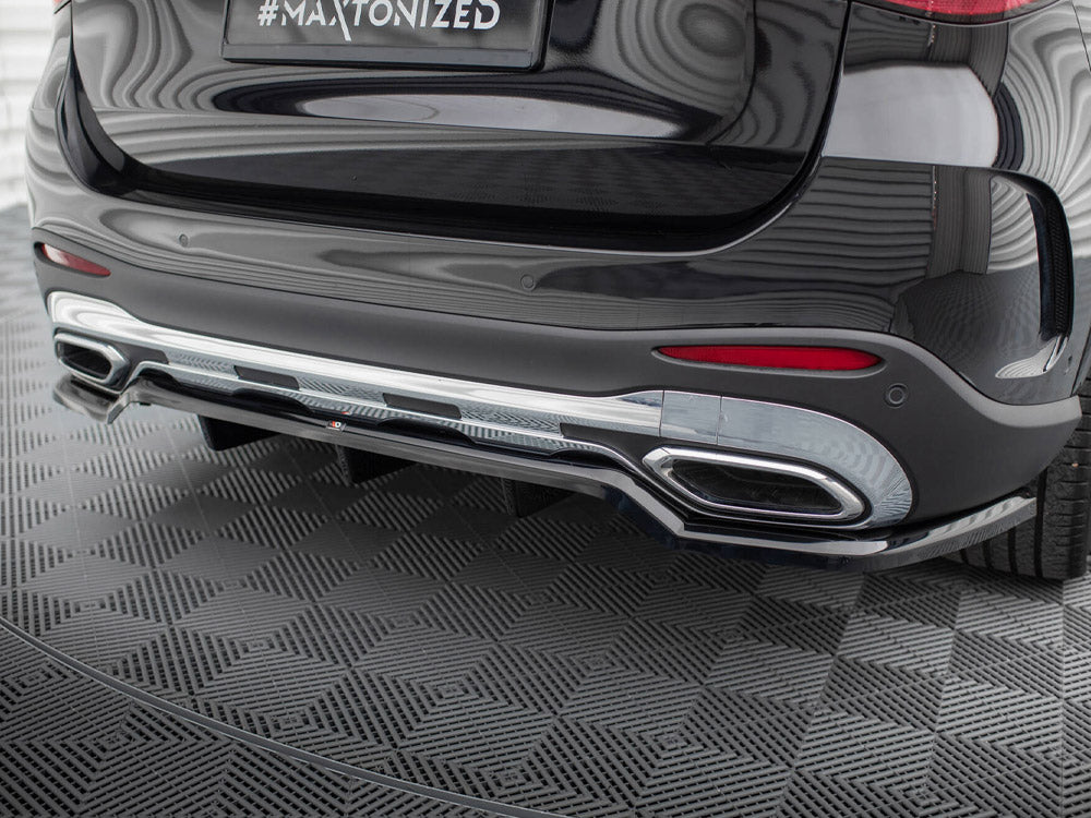 Rear Splitter (Vertical Bars) compatible with Mercedes-Benz GLC AMG Line X254