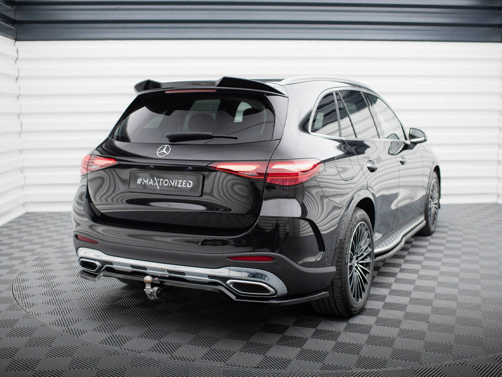 Rear Splitter (Vertical Bars) compatible with Mercedes-Benz GLC AMG Line X254