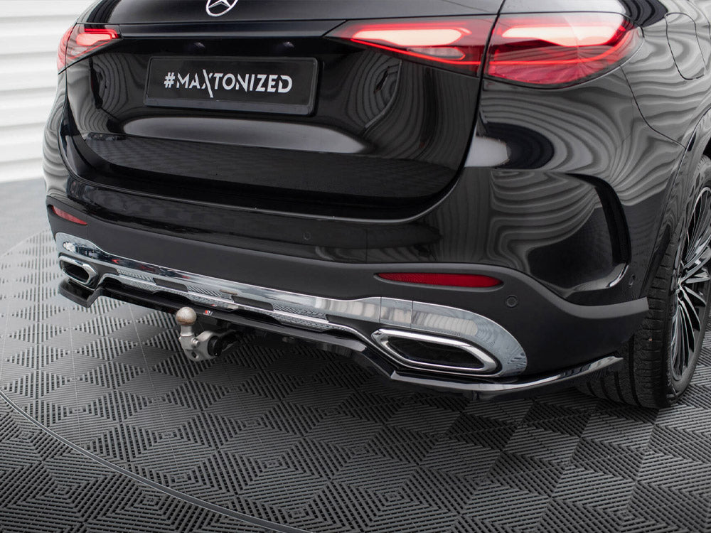 Rear Splitter (Vertical Bars) compatible with Mercedes-Benz GLC AMG Line X254