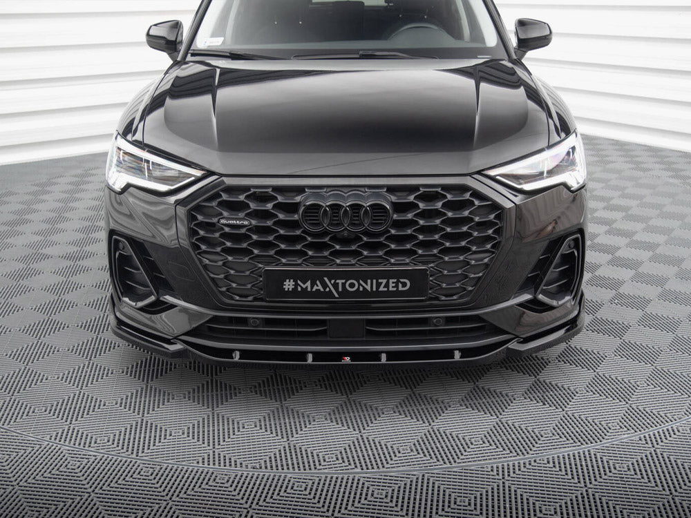 Front Splitter V.2 compatible with Audi Q3 Sportback F3