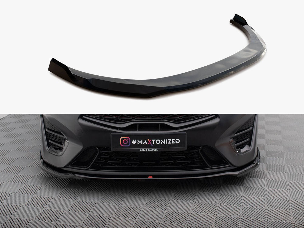 Front Splitter V.1 compatible with Kia ProCeed GT Mk3 Facelift / Ceed GT / GT - Line Mk1 Facelift