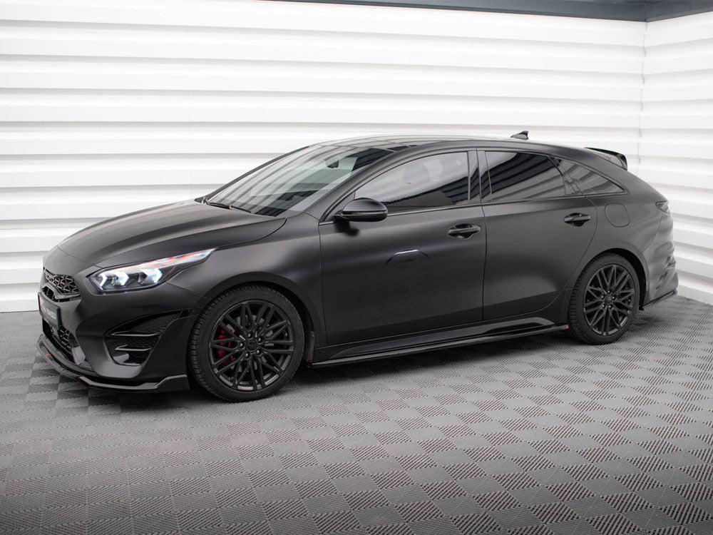 Side Skirts Diffusers compatible with Kia ProCeed GT / GT-Line Mk1 Facelift / Ceed GT Mk3 Facelift