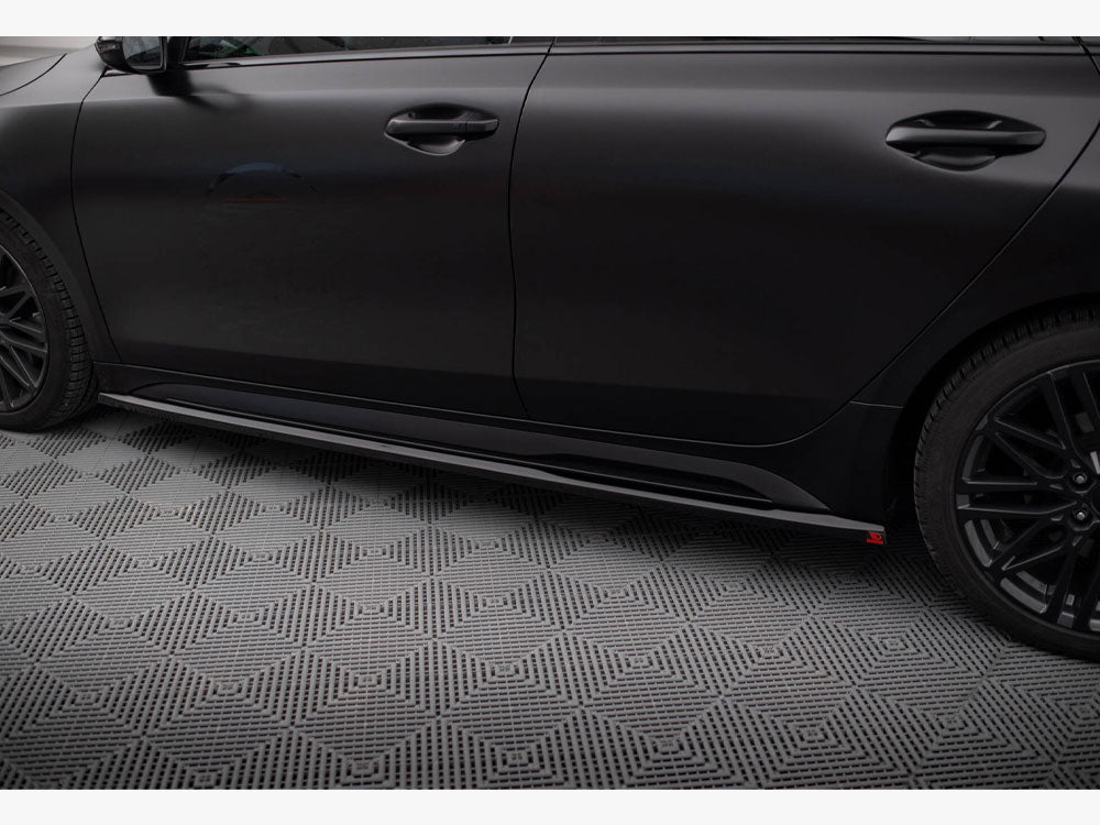 Side Skirts Diffusers compatible with Kia ProCeed GT / GT-Line Mk1 Facelift / Ceed GT Mk3 Facelift