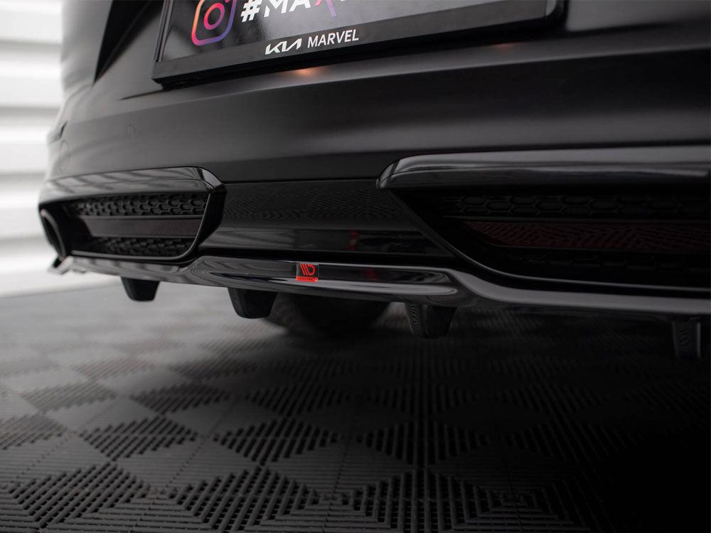 Rear Splitter (Vertical Bars) compatible with Kia ProCeed GT Mk1 Facelift