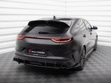 Street Pro Rear Side Splitters + Flaps compatible with Kia ProCeed GT Mk1 Facelift