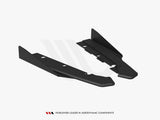 Street Pro Rear Side Splitters + Flaps compatible with Kia ProCeed GT Mk1 Facelift
