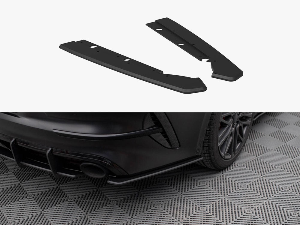 Street Pro Rear Side Splitters compatible with Kia ProCeed GT Mk1 Facelift