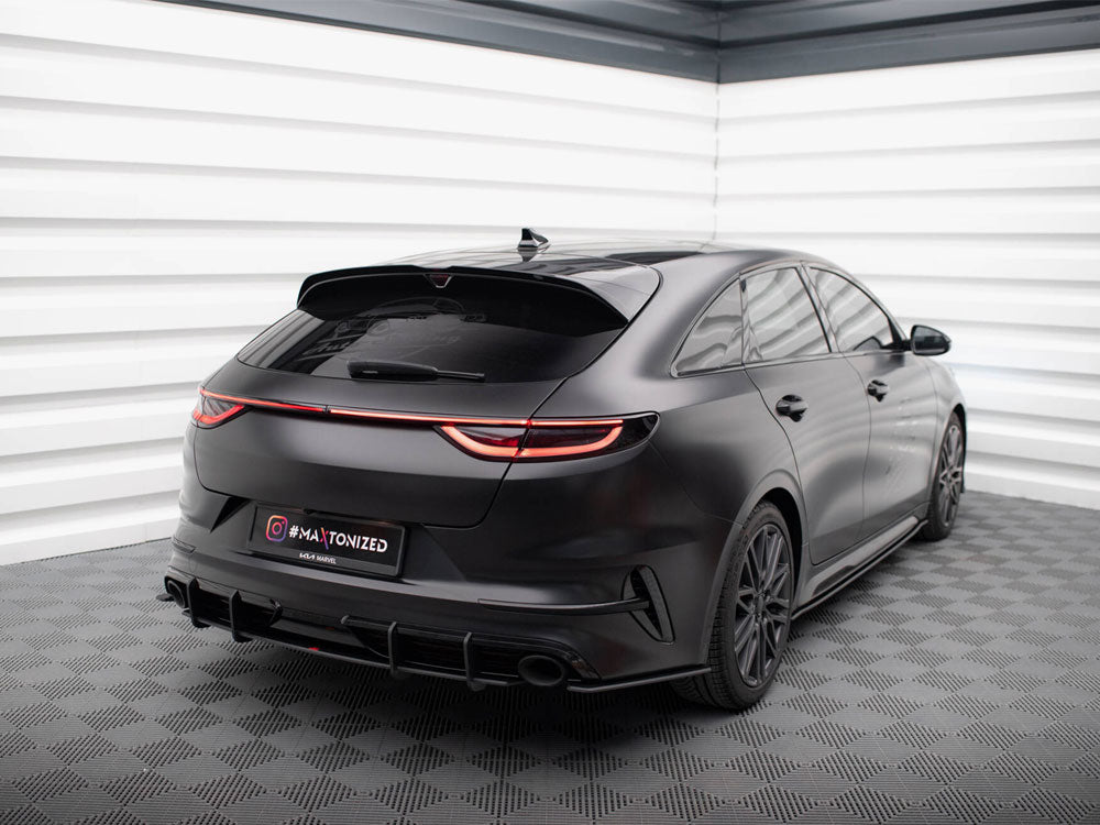 Street Pro Rear Side Splitters compatible with Kia ProCeed GT Mk1 Facelift