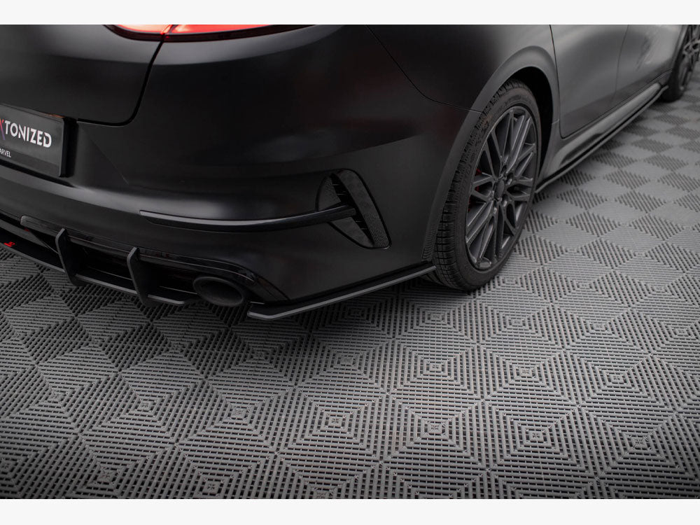 Street Pro Rear Side Splitters compatible with Kia ProCeed GT Mk1 Facelift