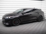 Street PRO Side Skirts Diffusers + Flaps compatible with Kia ProCeed GT / GT-Line Mk1 Facelift / Ceed GT Mk3 Facelift