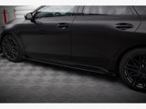Street PRO Side Skirts Diffusers + Flaps compatible with Kia ProCeed GT / GT-Line Mk1 Facelift / Ceed GT Mk3 Facelift