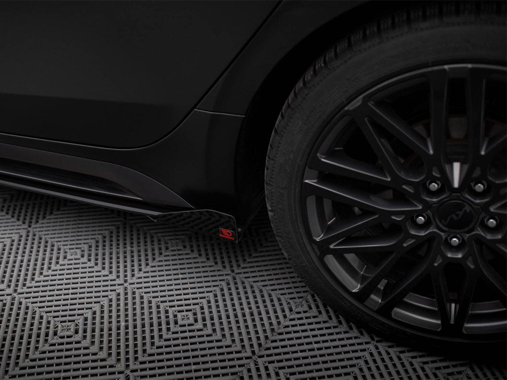 Street PRO Side Skirts Diffusers + Flaps compatible with Kia ProCeed GT / GT-Line Mk1 Facelift / Ceed GT Mk3 Facelift