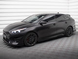 Street PRO Side Skirts Diffusers compatible with Kia ProCeed GT / GT-Line Mk1 Facelift / Ceed GT Mk3 Facelift