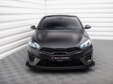 Street PRO Front Splitter + Flaps compatible with Kia ProCeed GT Mk3 Facelift / Ceed GT / GT - Line Mk1 Facelift