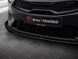 Street PRO Front Splitter + Flaps compatible with Kia ProCeed GT Mk3 Facelift / Ceed GT / GT - Line Mk1 Facelift
