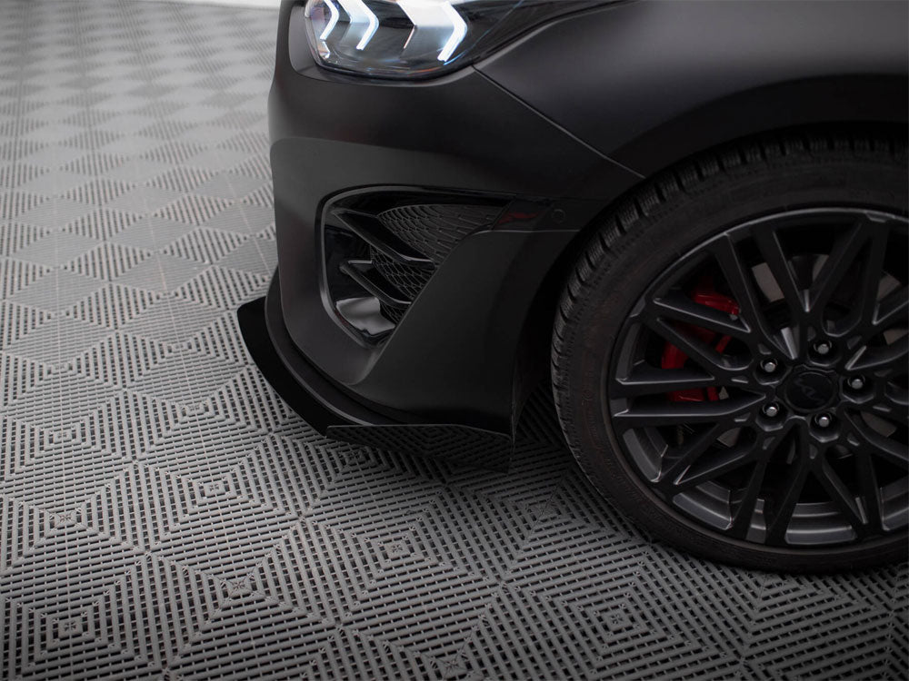 Street PRO Front Splitter + Flaps compatible with Kia ProCeed GT Mk3 Facelift / Ceed GT / GT - Line Mk1 Facelift