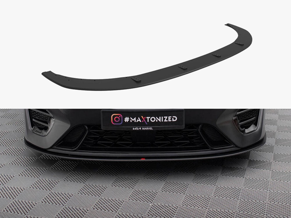 Street PRO Front Splitter compatible with Kia ProCeed GT Mk3 Facelift / Ceed GT / GT - Line Mk1 Facelift