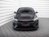 Street PRO Front Splitter compatible with Kia ProCeed GT Mk3 Facelift / Ceed GT / GT - Line Mk1 Facelift