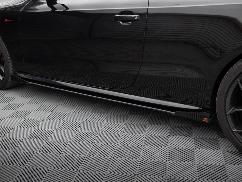 Side Flaps compatible with Audi A5 / A5 S Line / S5 Coupe / Cabrio 8T / 8T Facelift
