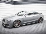 Side Skirt Diffusers V.2 compatible with Audi S5 / A5 S Line Coupe 8T / 8T Facelift