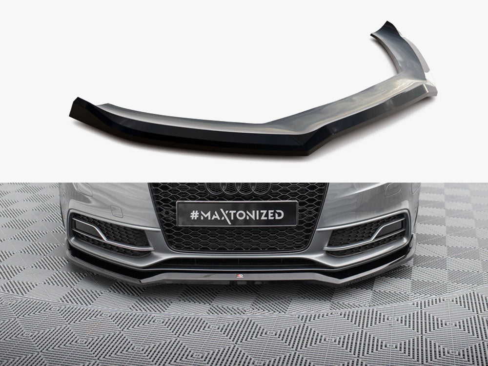 Front Splitter V.4 compatible with Audi S5 / A5 S Line 8T Facelift