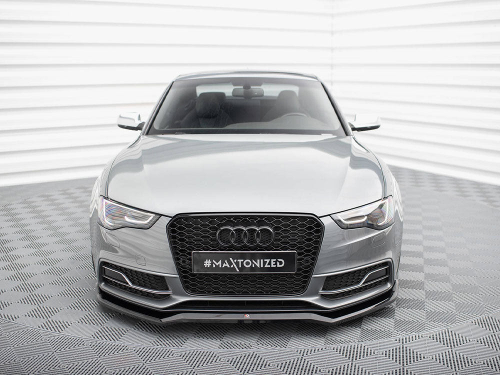 Front Splitter V.4 compatible with Audi S5 / A5 S Line 8T Facelift