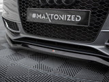 Front Splitter V.4 compatible with Audi S5 / A5 S Line 8T Facelift