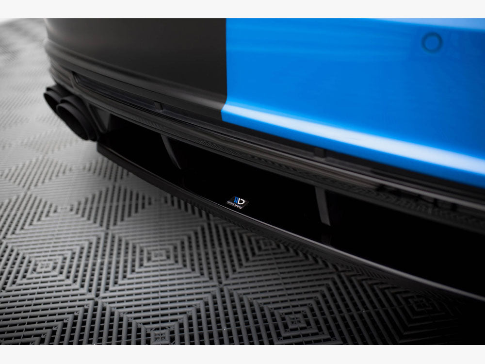 Central Rear Splitter compatible with Audi TT S 8S Facelift
