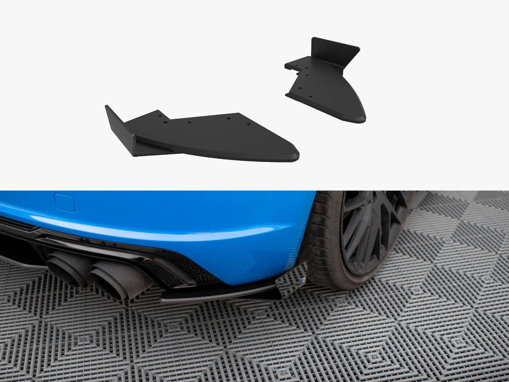 Street Pro Rear Side Splitters + Flaps compatible with Audi TT S 8S Facelift