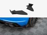 Street Pro Rear Side Splitters + Flaps compatible with Audi TT S 8S Facelift